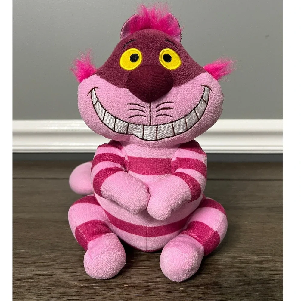 Disney Cheshire Cat Plush Stuffed Animal Toy Alice in Wonderland Collectible 10